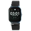 Smartwatch - TIMETECH - Smartwatch - Rechteckiges Gehäuse. 36 mm - Armband Milanaise Edelstahl schwarz - Resist. Spritzer