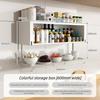 Foldable Storage Rack Kitchen Portable Organize Shelf Modern Wall Storage Cabinet Multifunctional Home Organize Accessories