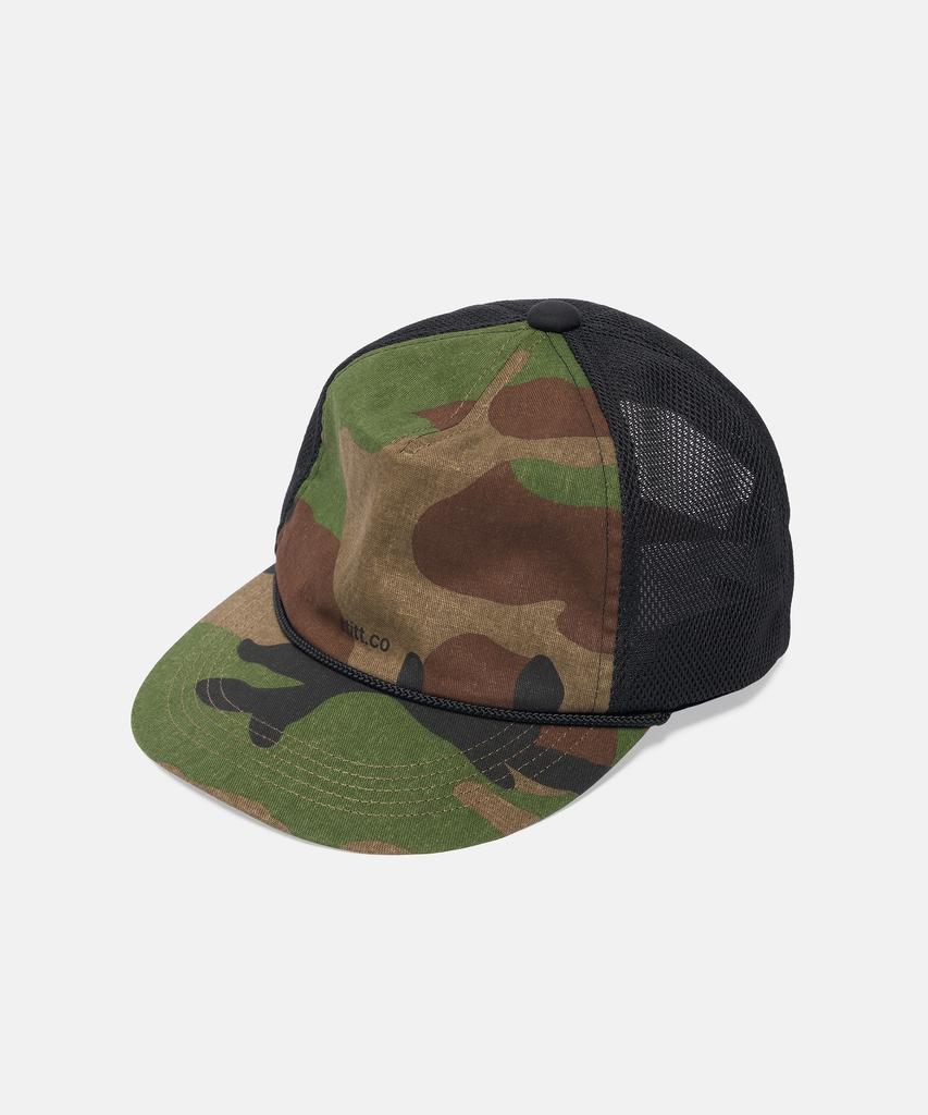 Deossingindeeodeeo Camo Rope Trucker Cap
