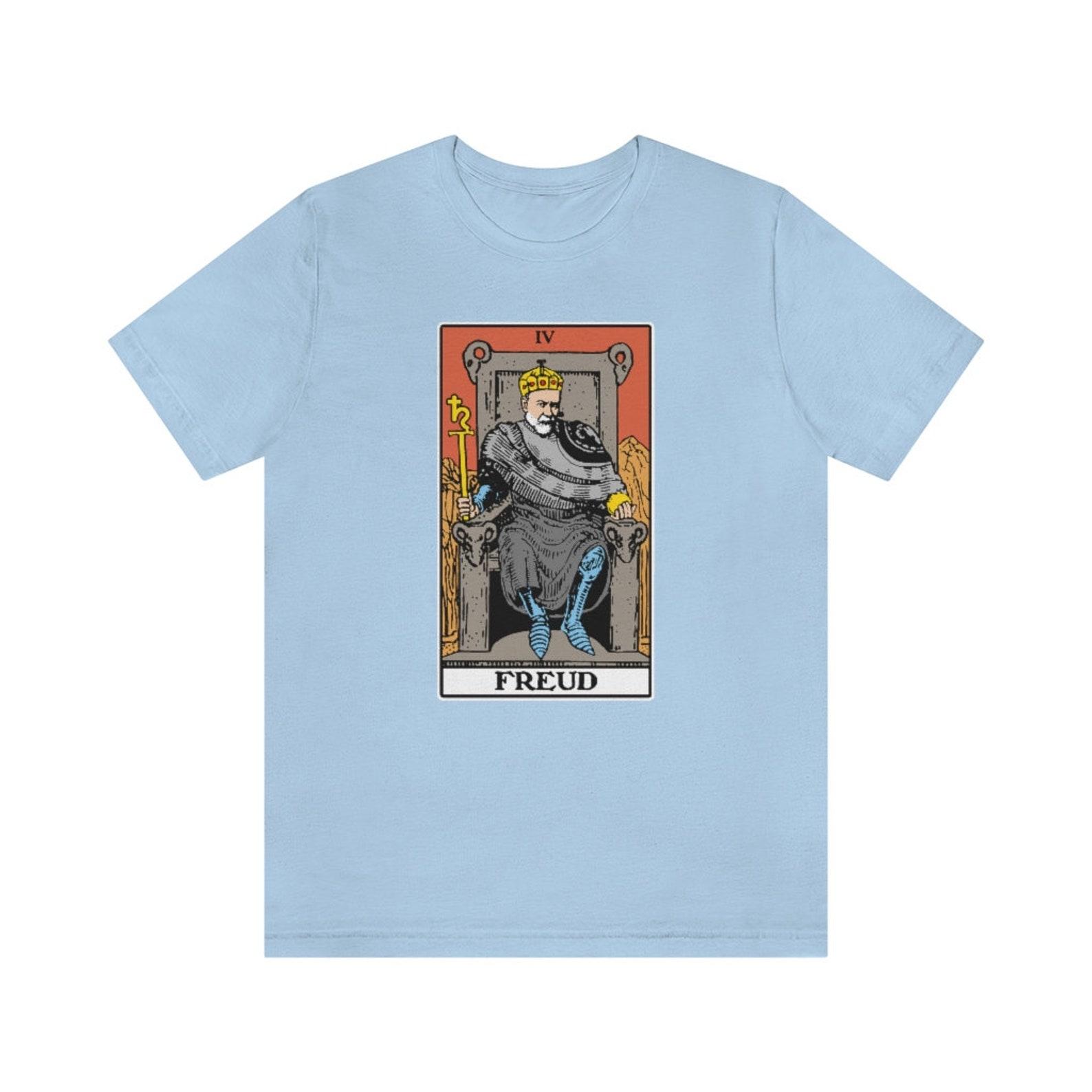 Freud Emperor Tarot Psychoanalysis Philosophy T-shirt S