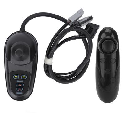 Joystick para silla de ruedas 360 grados Dirección libre Silla de ruedas eléctrica Mando a distancia universal Cepillo inteligente