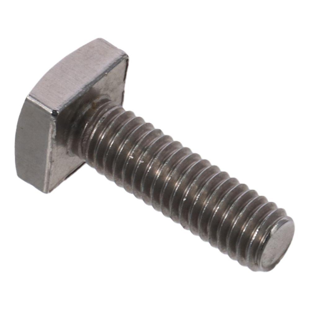 2 Stück M6*20MM Vierkantkopfschraube Silber Vollgewinde Langlebig Vierkantmaschinenschrauben