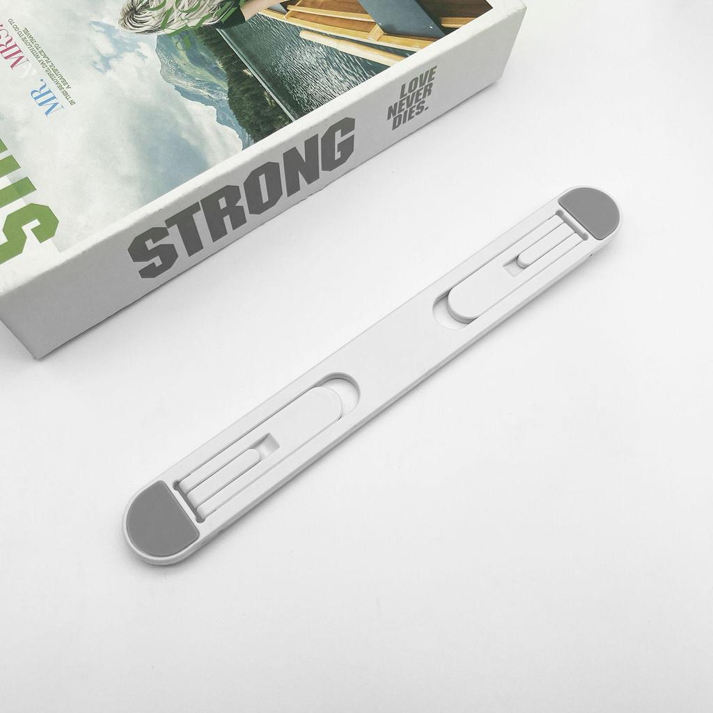 Portable Notebook Cooling Stand with Adjustable Height, Creative Design, Bright Finish, Mini Invisible Folding.