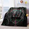 1PC Predator Alien Warrior Plush Blanket Soft Comfortable All Seasons Suitable Sofa Office Travel Home Gift Idea