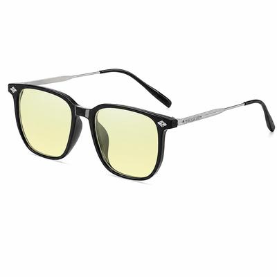 Sunglasses for Men and Blue Light UV400 Wellington Adjustable Nose Colored PC Metal Suitable for Running B1681 [FEISEDY] Women, Fashionable, Blocking,