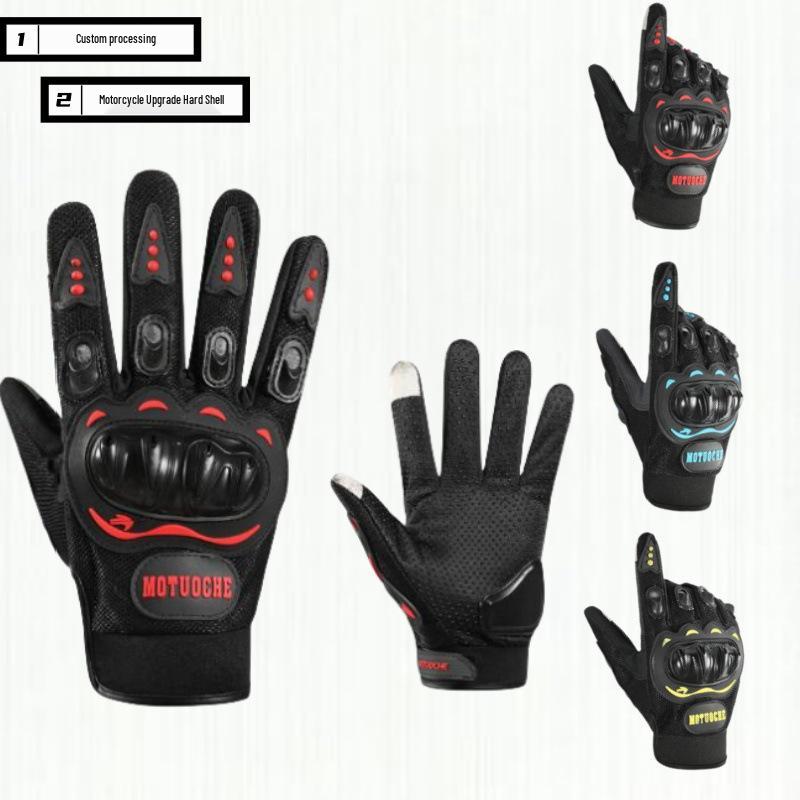 Breathable Non-Slip Summer Half-Finger Cycling & Motorcycle Gloves
