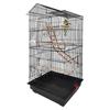 Metal Bird Cage for Canaries and Parakeets with Toys, 46 X 35.5 X 99 Cm