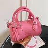 Trendy Fashionable Personality Niche Mini Hand Carry Cylinder Change Bag Casual Design Versatile Messenger Bag