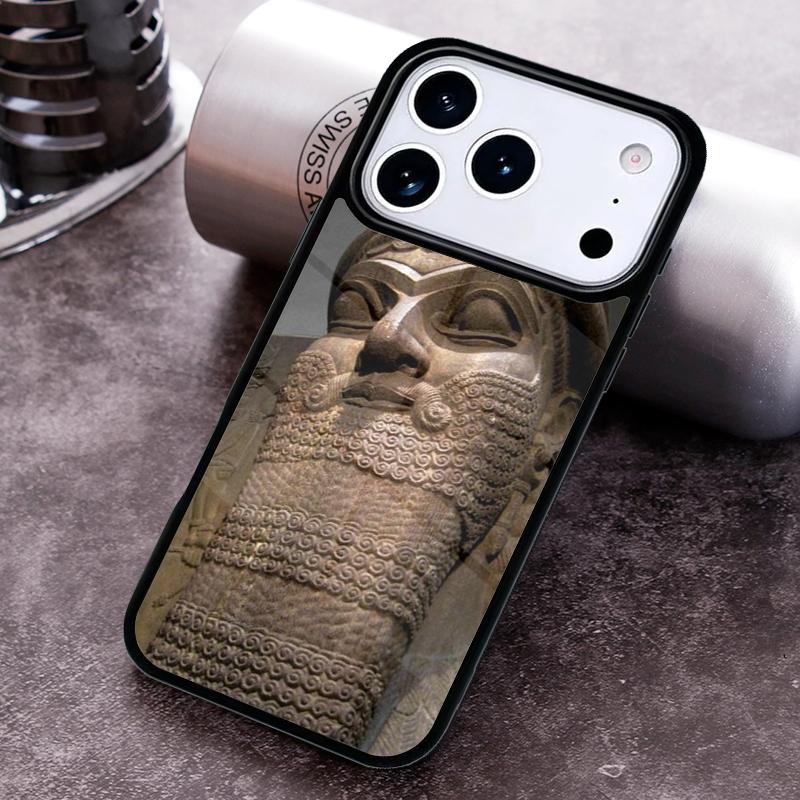 

Lamassu Assyrian Mesopotamian Phone Case for iPhone 17 16 15 Pro Max Air 14 13 12 11 Plus Shockproof Capa Cover iPhone 15 Plus