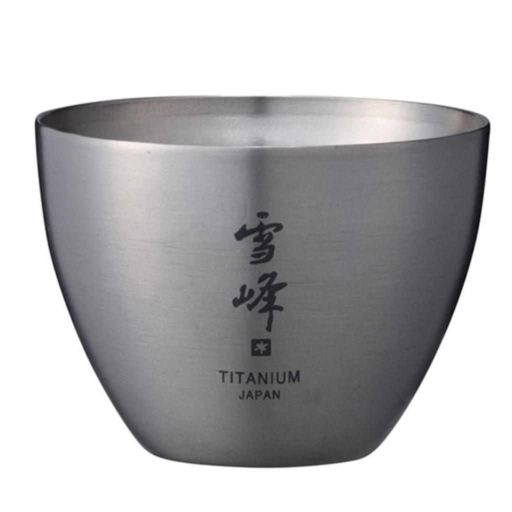 Snow Peak Titanium for Cold Sake and Outdoor Use TW-020 Ochoko, Lightweight,