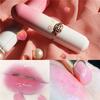 Moisturizing Lipstick Peach Girl Crystal Temperature Change Lip Balm Waterproof Non Stick Cup Lip Makeup Cosmetics