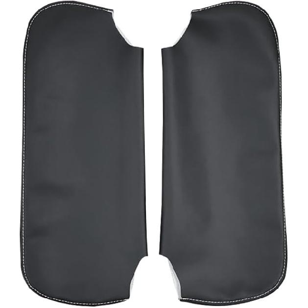 Car Sun Visor Cover, Left and Right Side Sun Visor Skin Pair Black Fits for Chevy Camaro 1993-2002, for Firebird 1993-2002, Microfiber Leather