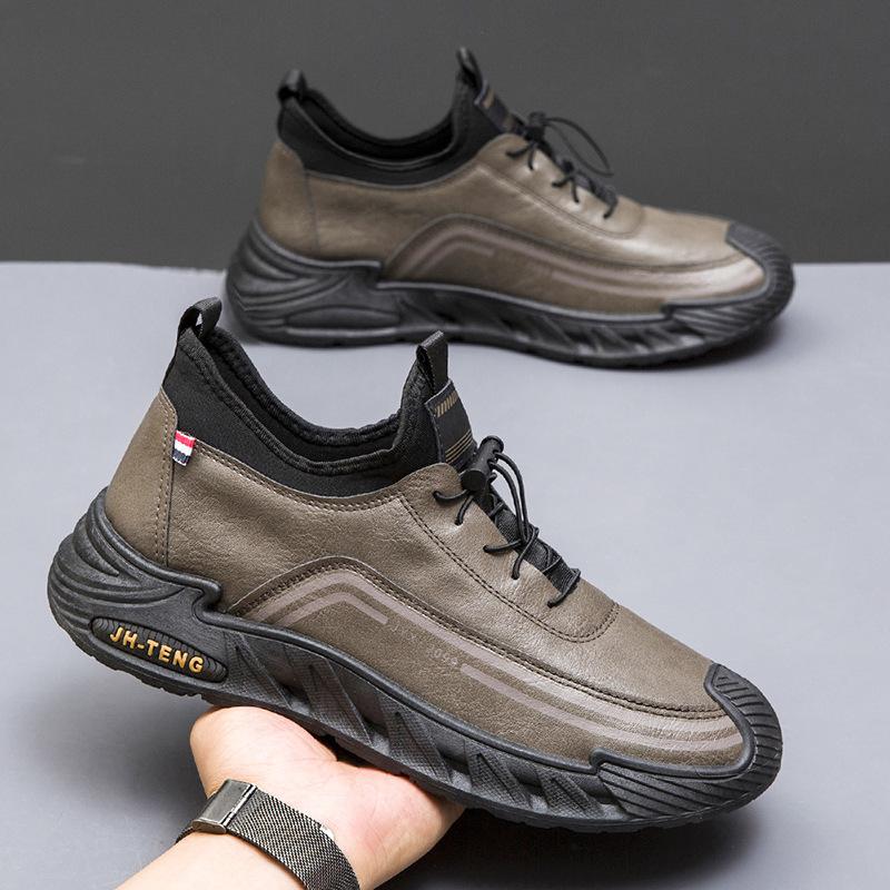 Sneakers Men's Spring and Autumn New Outdoor Non-slip Wear-resistant Walking Shoes Fashion Versatile Travel Shoes Korean Version Casual Shoes