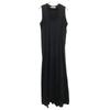 No Sleeve Long Dress S Black Women Used