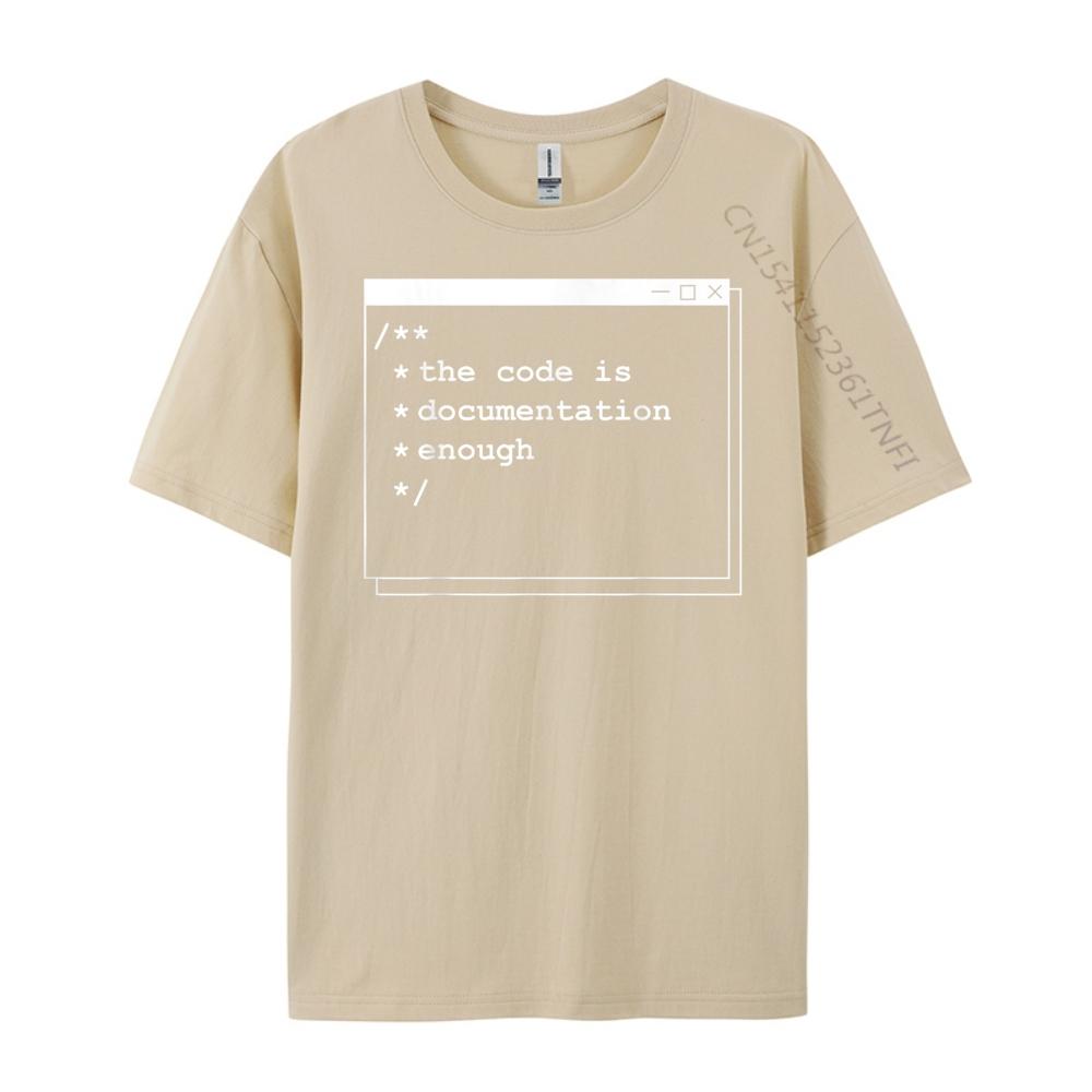 The Code Is Enough Computer Programming Nerd Men Graphic Tees Mens Shirt Oversized Party