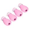 Cat Booties AntiScratch Cat Shoes Silicone Foot Covers Suitable for Pet Hospitals Pet Shops(Single Box Pink 4 Pcs )