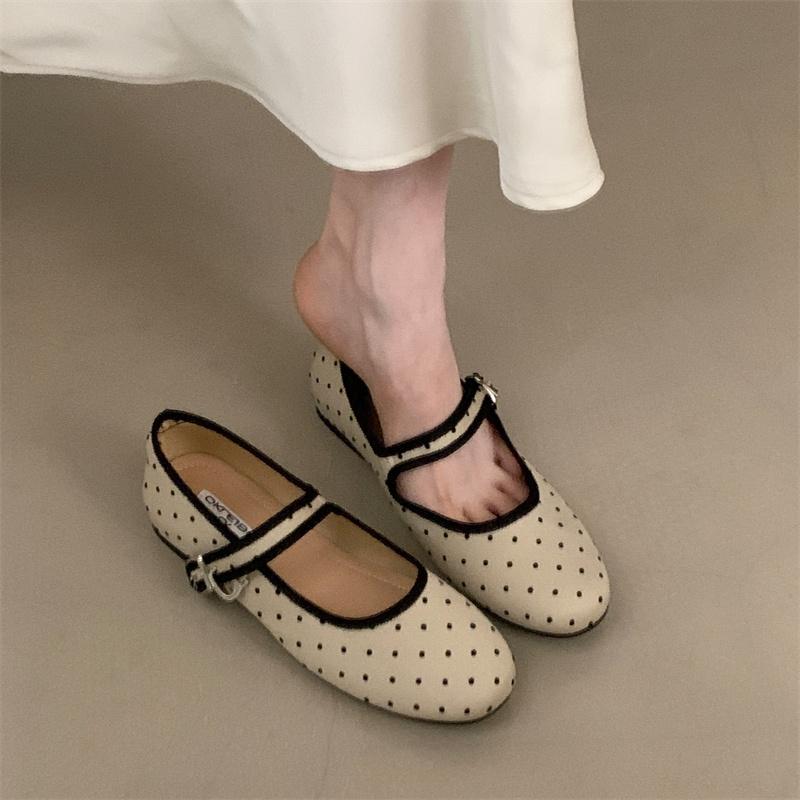 Fashion Bailamos New Brand Women Flats Fashion Square Toe Shallow Mary Jane Shoes Soft Casual Ballet Shoes Slingback Shoes Mujer