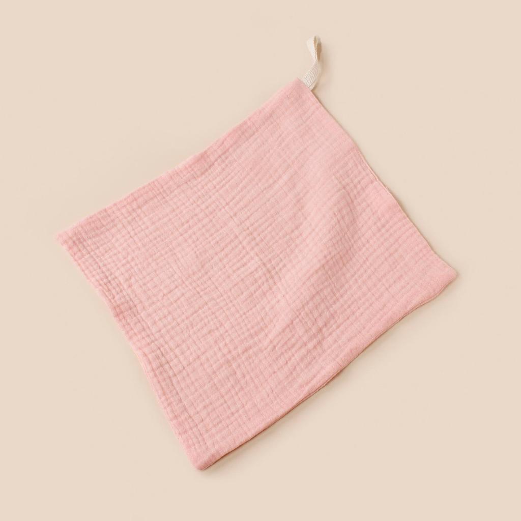 Baby Soft Cotton Muslin Handkerchief with Lanyard