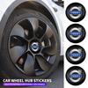 4ks 56mm Samolepky na středové krytky kol auta Pokličky kol Samolepka Pro Volvo Rdesign AWD C30 C70 S40 S60 S70 S80 S90 V40 V50 V60 V70