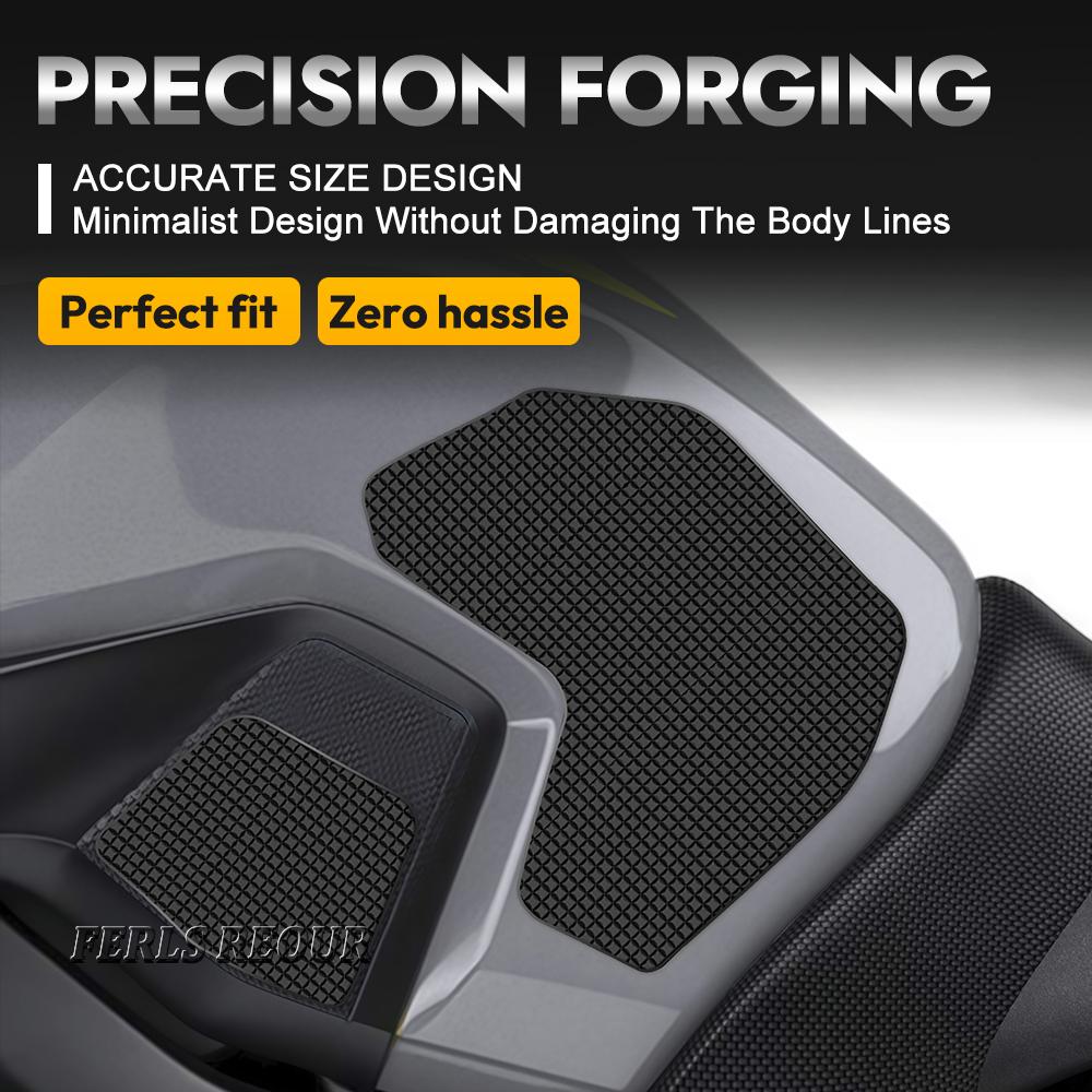 For YAMAHA MT-09 2013-2020 Rubber Black Anti Scratch Motorcycle Fuel Tank Pad Anti Slip Traction Grip Pad Decal
