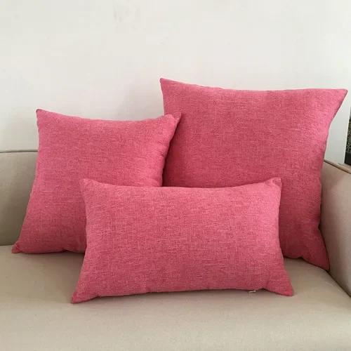 Decorative Throw Pillow Case For Car Seat Chair 30x50/40x40/45x45/40x60/50x50/55x55/60x60cm Solid Sofa Cushion Cover