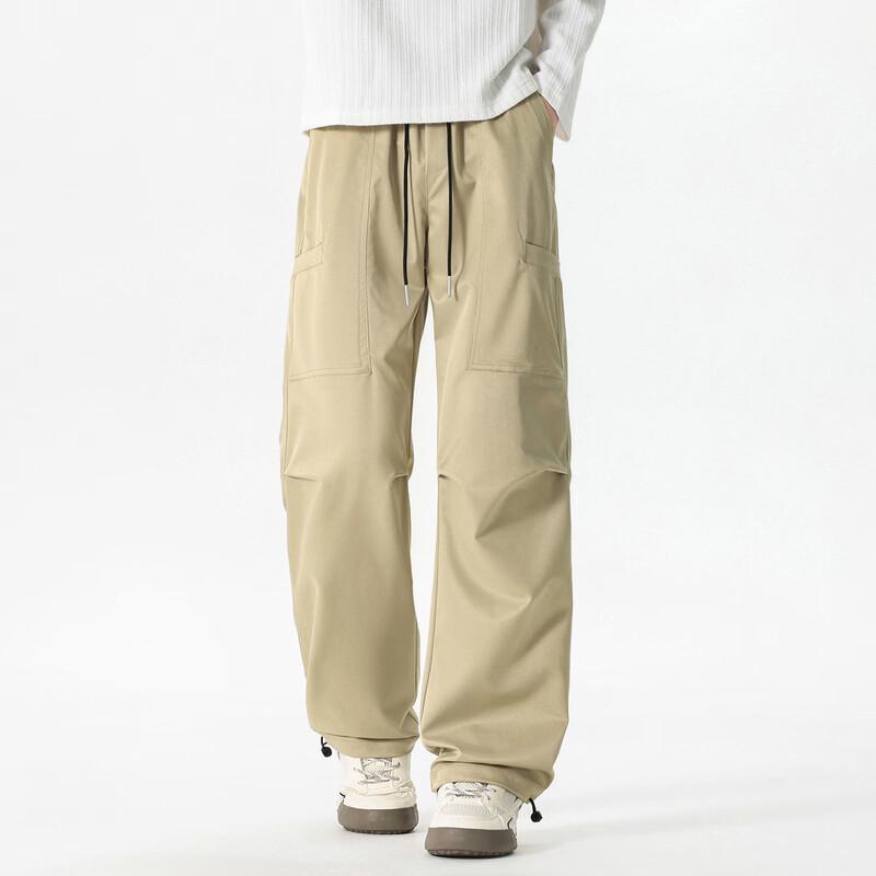 WRPCE Men's Casual Straight-Leg Outdoor Pants