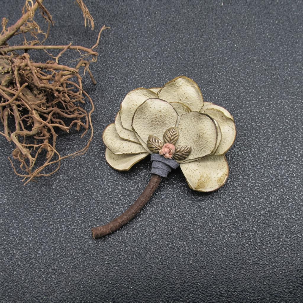 Spilla Floreale Fatta a Mano Spilla Decorativa Floreale in Tessuto Naturale Vintage Spilla Decorativa Floreale Leggera Spilla Retrò per Regalo Sciarpe Vintage