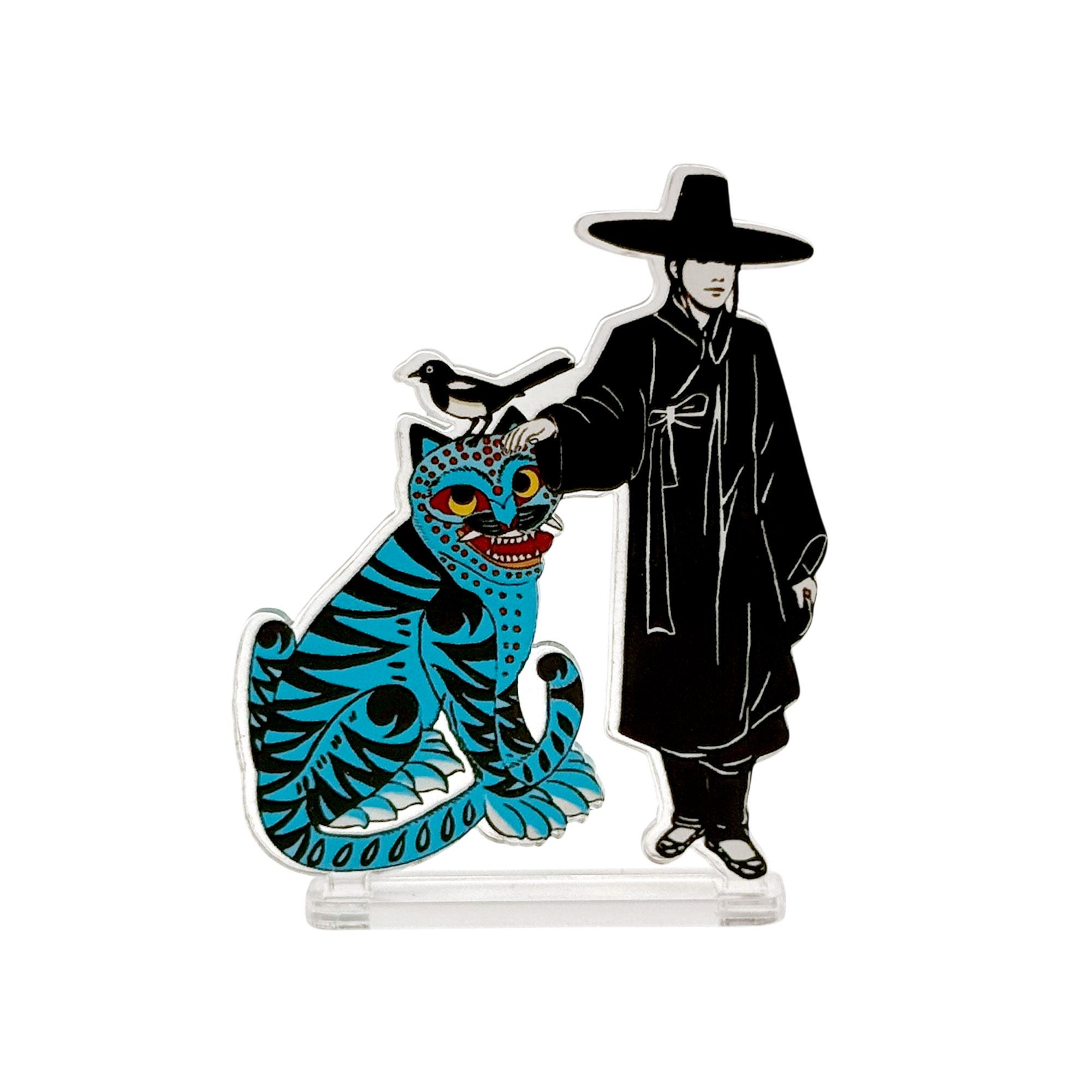 

Сонби и Синий тигр с сорокой Акриловая подставка