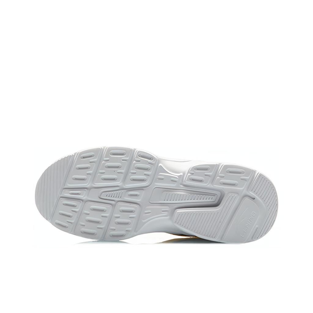 Li Ning Comfortable Trendy Wear Resistant Casual Shoes Kids Casual Shoes Black Yellow Red YKCQ202-7