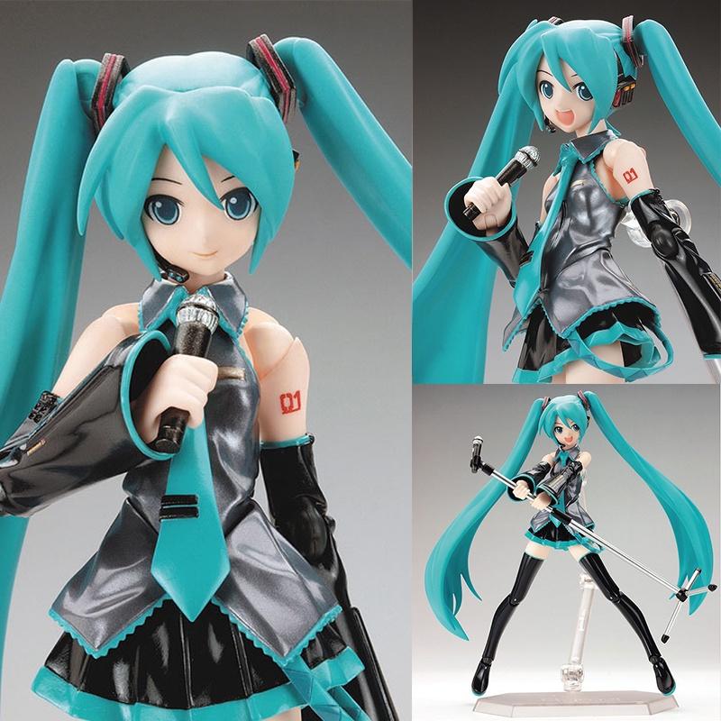 15cm Anime Vocaloid Hatsune Miku Action Figma Figure For Kids In Box**