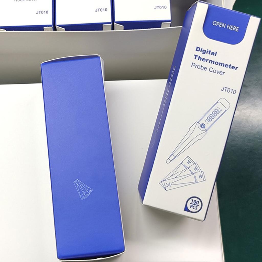 100pcs Disposable Mouth Thermometer Sleeves Temperature Probe Sheaths Thermometer Cover Excellent for Temperature Probes