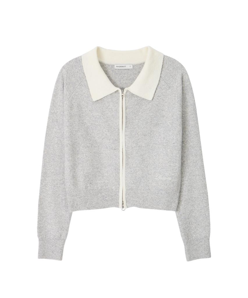 PANDORAFIT Arin Line Cardigan (Melange Gray)