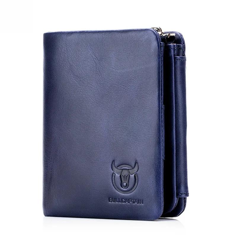 

100% genuine leather men s wallet with multiple card slots and multifunctional pocket wallet чорний