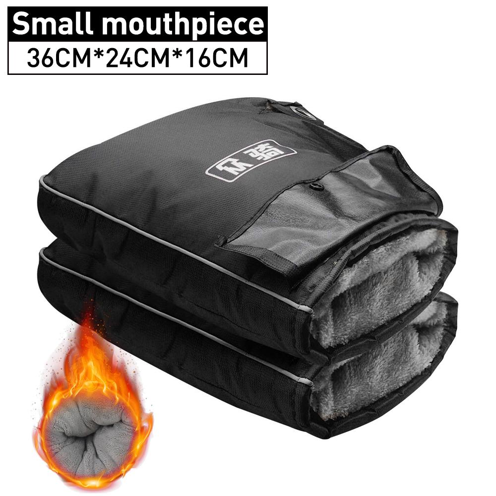 Мотоциклетные зимние защитные перчатки для руля мотоцикла, толстые теплые перчатки для руля скутера, непромокаемые зимние теплые перчатки