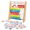 Drewniany Abakus Edukacyjna Zabawka Matematyczna Dzieci Tęczowe Koraliki Liczące Liczby Arytmetyczne Obliczenia Puzzle Montessori Zabawka Edukacyjna