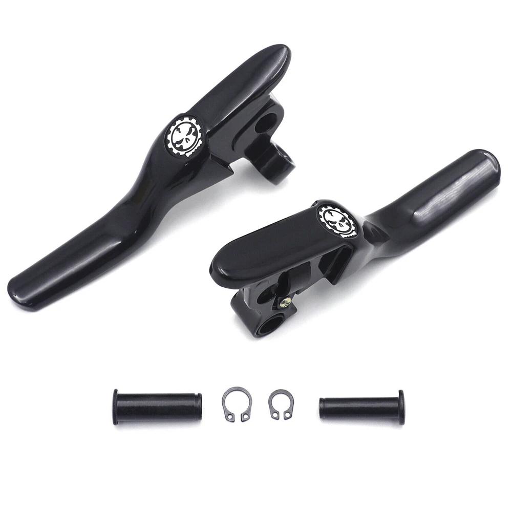 Brake Clutch Hand Lever For Harley Davidson 08-13 Touring 2014-Later FLHR and FLHRC Chrome/Black Motorcycle Parts