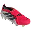 Adidas Predator Elite Ft Bequeme Passform Fg (Gummi Lange Stollen) Kunstrasen Stoff Fußballschuhe Unisex Fußballschuhe Weiß JS0380