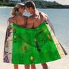 P-Plants Vs. Z-Zombies Towel Beach Towels Yoga Gym Lightweight Portable For Swimming Shower Travel Sports Accessories Sandproof