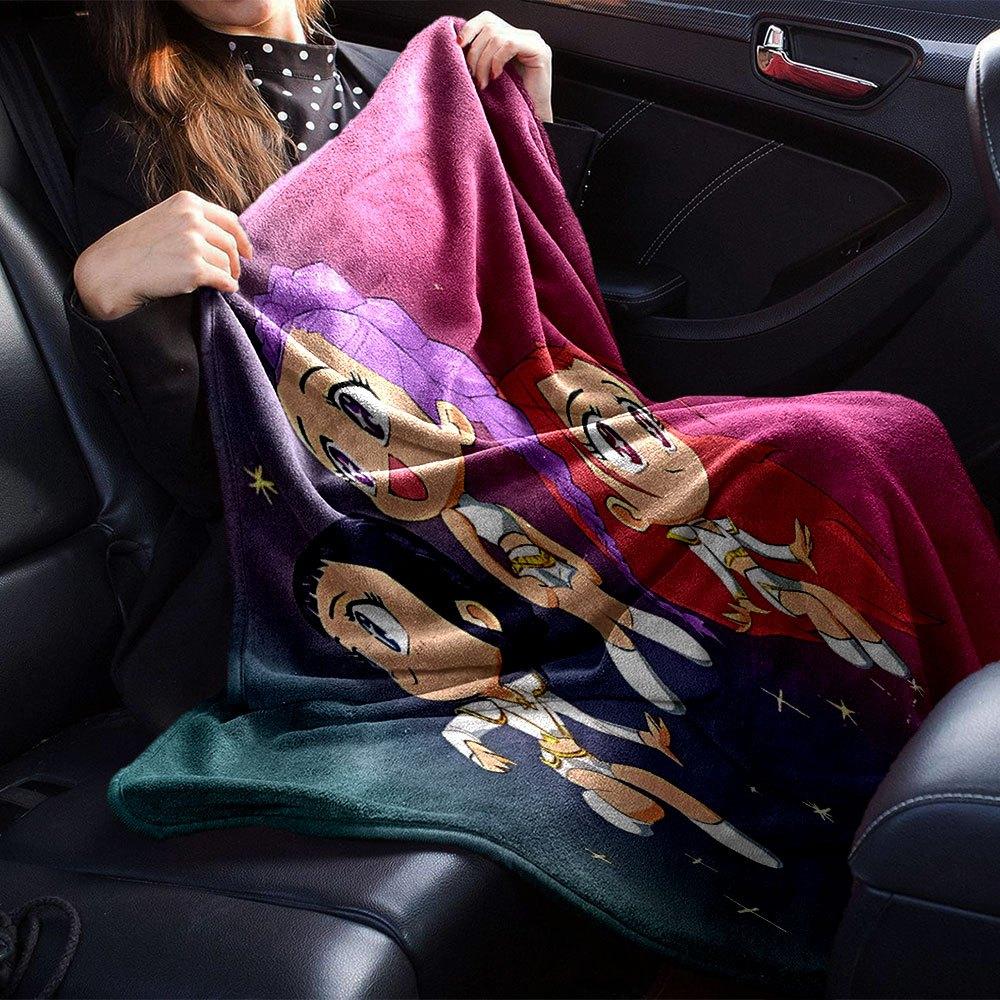 1pc hunter x (6) Blanket Soft Warm Throw for Home, Office, Travel All Season Cozy Bedding Gift, Office Cozy AccessoryB06