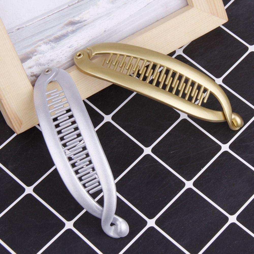 Fashion Banana Clip Hairpins Barrettes Headwear Hair Claws Clips Fish Shaped Hairpin  Women