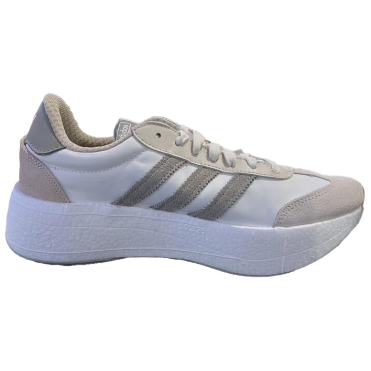 Adidas Originals CITY RNR Abrasion Resistant, Breathable, Lightweight Low top Casual Running Shoes Unisex White Sneakers JR8012