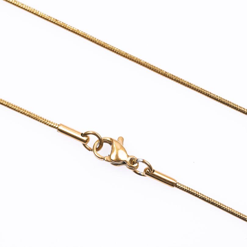1/5/10pcs 1.2mm 45/50/60/70cm Long Stainless Steel Round Snake Chain Necklaces For Women Men Accessories Fashion Jewelry Choker