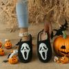 Fashion House Fuzzy Slipper Men Male Ghost Face Blue Evil Eye Home Shoes Plush Winter Warm Indoor Floor Non Slip Women Female Halloween