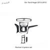 For Ford Kuga 2013 2014 2015 Car Accessories Styling Center Console Frame ABS Carbon Fiber Steering Wheel Cover Trims Stickers