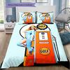 Cartoon Pattern Bedding Quilt Set Quilt Cover Pillowcase Home Decoration Birthday Gift (1 * duvet cover + 2 * pillowcase, without core)