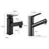 Pull Out Bathroom  Basin Sink Faucet Hot Cold Water Mixer Tap Black Faucets Crane with Spray Tall Bathroom Faucet ELM1034