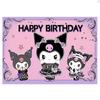 Sanrio Family Cute Cartoon Anime Printed Tapestry Kawaii Bedroom Living Room Background Wall Decoration Dormitory Apartment