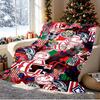 Club Deportivo Guadalajara Pattern Blanket for Home Decoration, Bed, Sofa, Car Travel, Camping, Suitable for All Seasons, Birthday Christmas Gift