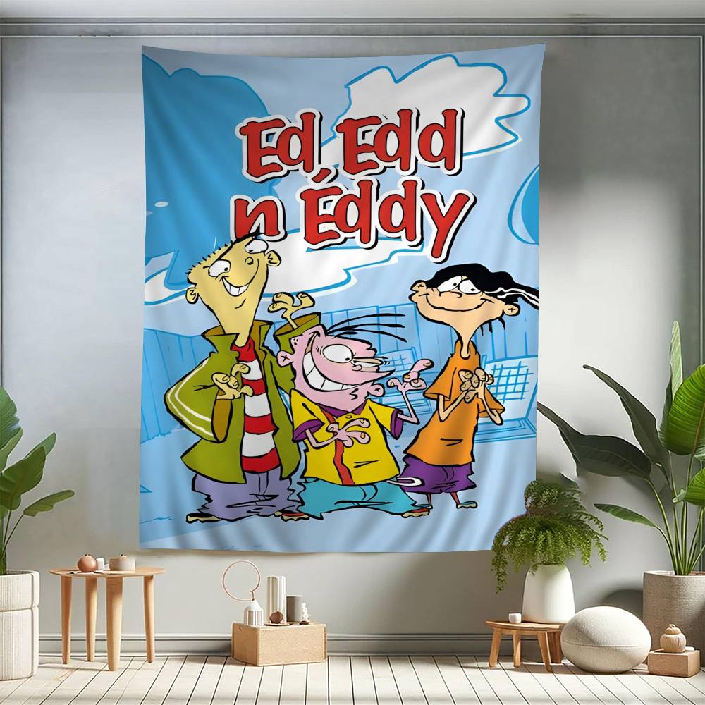 Cartoon EEd Edd N Eddy Anime Printed Large Wall Tapestry Cheap Hippie Wall Hanging Bohemian Wall Tapestries Mandala Home Decor