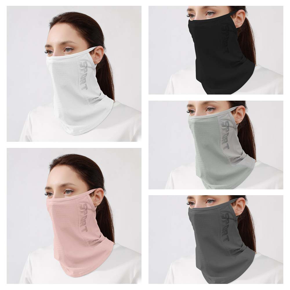 

Чехол для шеи Ice Silk Mask Солнцезащитный нагрудник Чехол для шеи Ветрозащитный чехол для лица Верховая езда